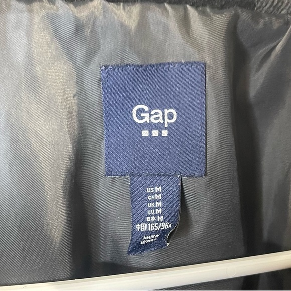 Gap | Wool Blend Button Front Pea Coat Size Medium - Picture 4 of 8